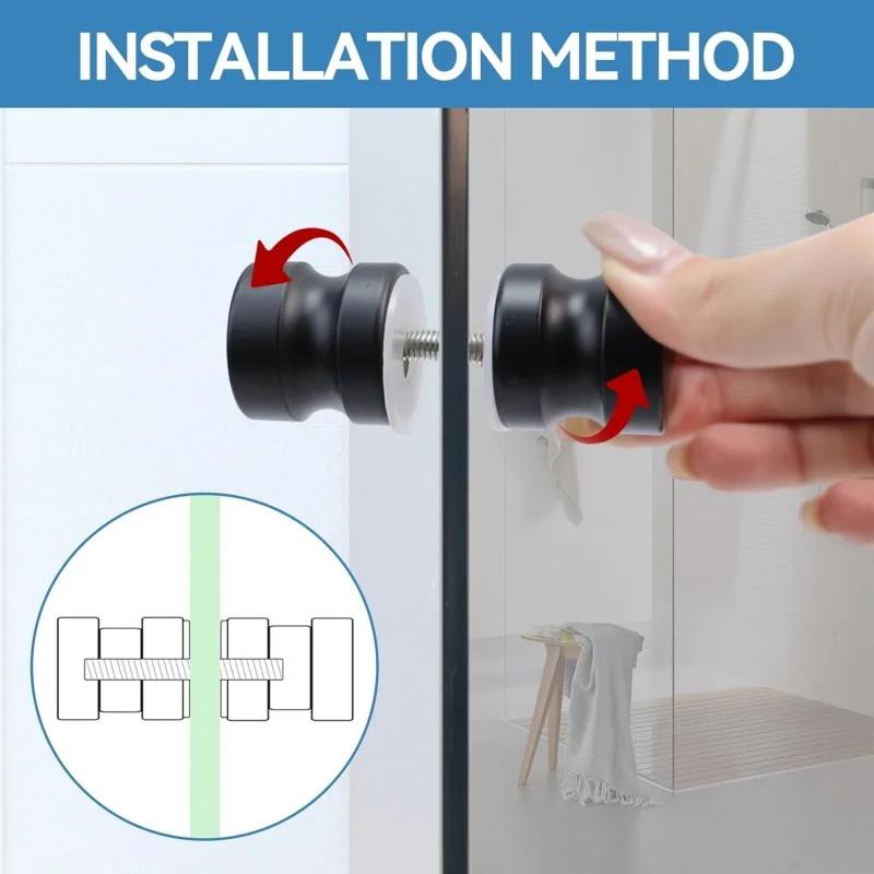 مقبض أنيق لأبواب الدش الزجاجية - مراجعة Door Knob Replacement وسعره
