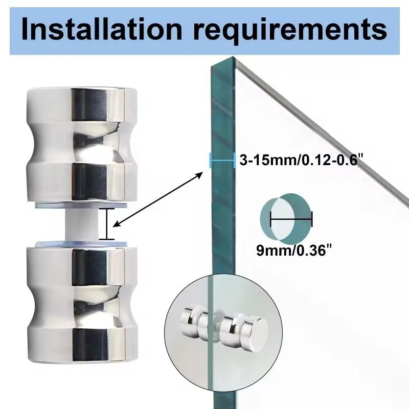 مقبض أنيق لأبواب الدش الزجاجية - مراجعة Door Knob Replacement وسعره