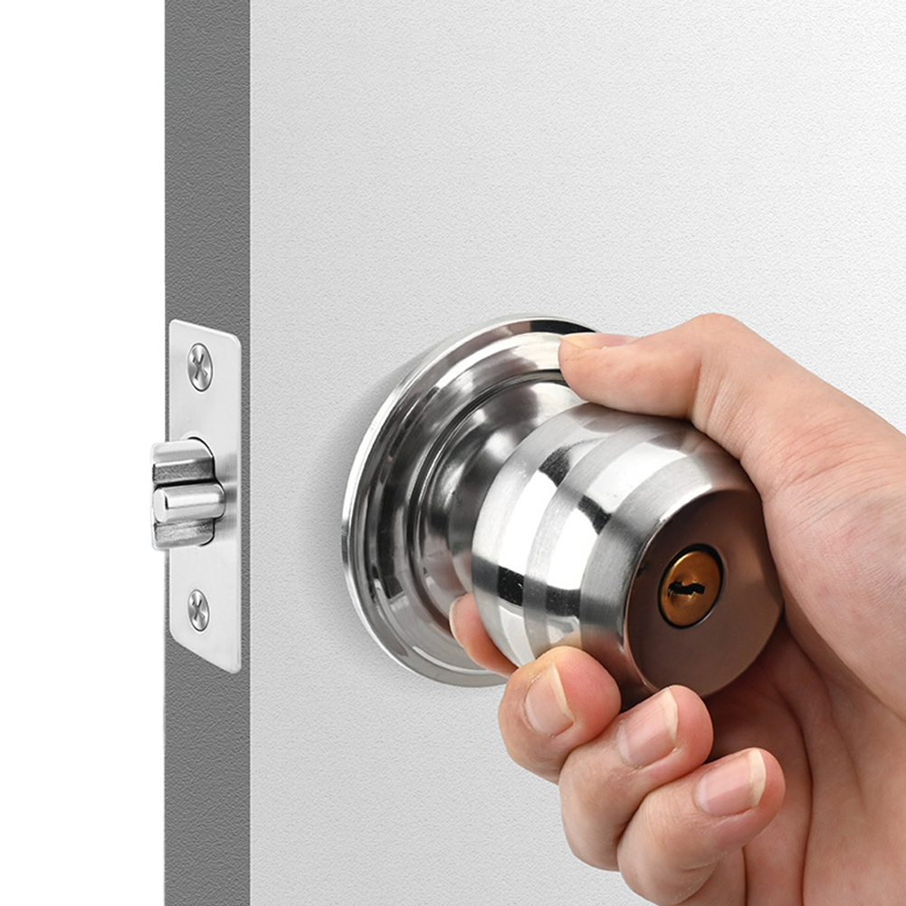 مقبض باب كروي مع قفل، مقابض أب - مراجعة Door Knob Replacement وسعره