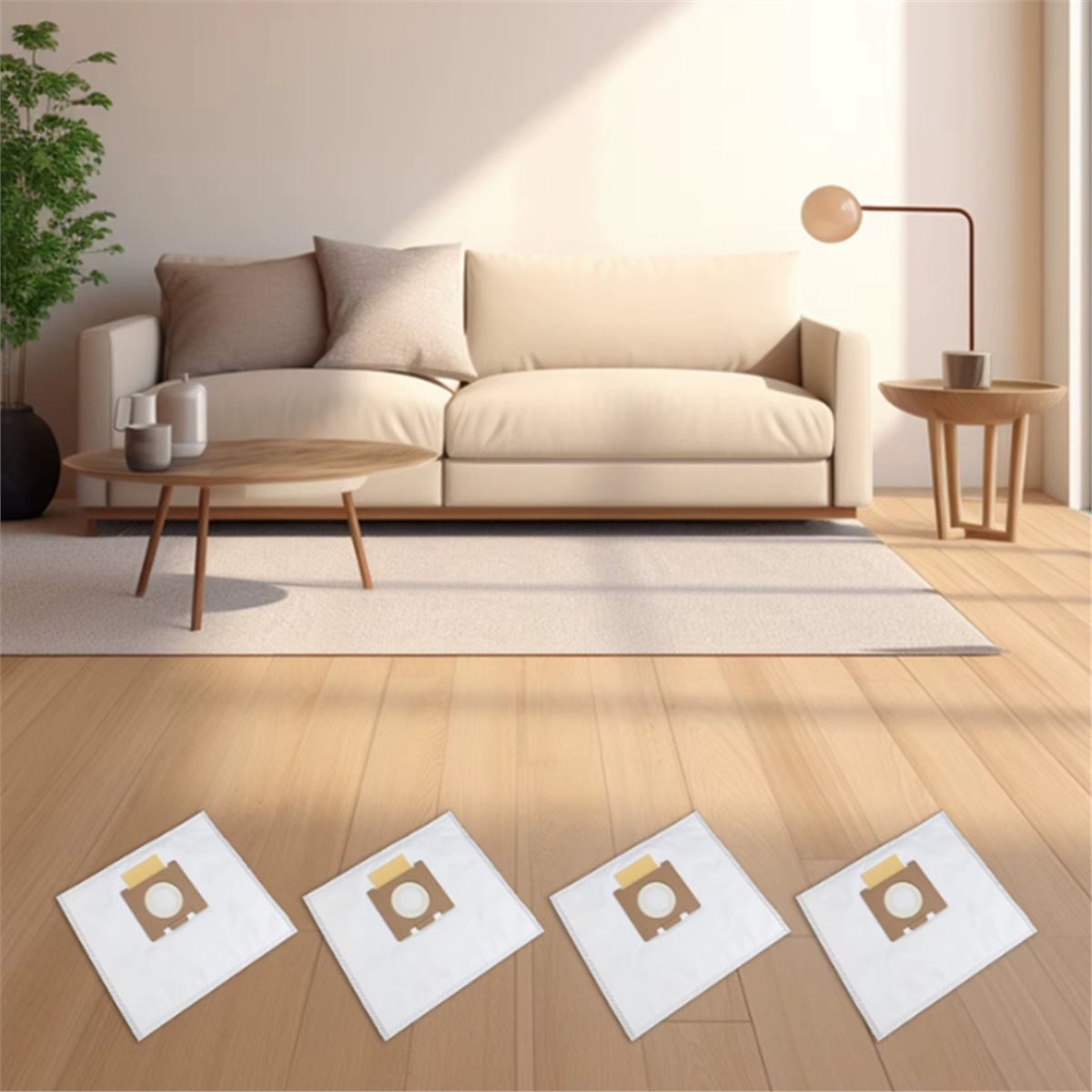 (ABJZ) 4 قطع أكياس غبار لمكنسة - مراجعة Home Improvement Materials وسعره