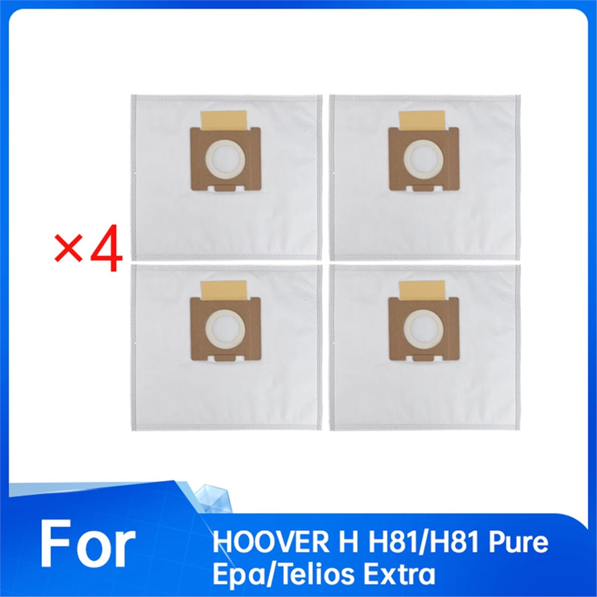 (ABJZ) 4 قطع أكياس غبار لمكنسة - مراجعة Home Improvement Materials وسعره