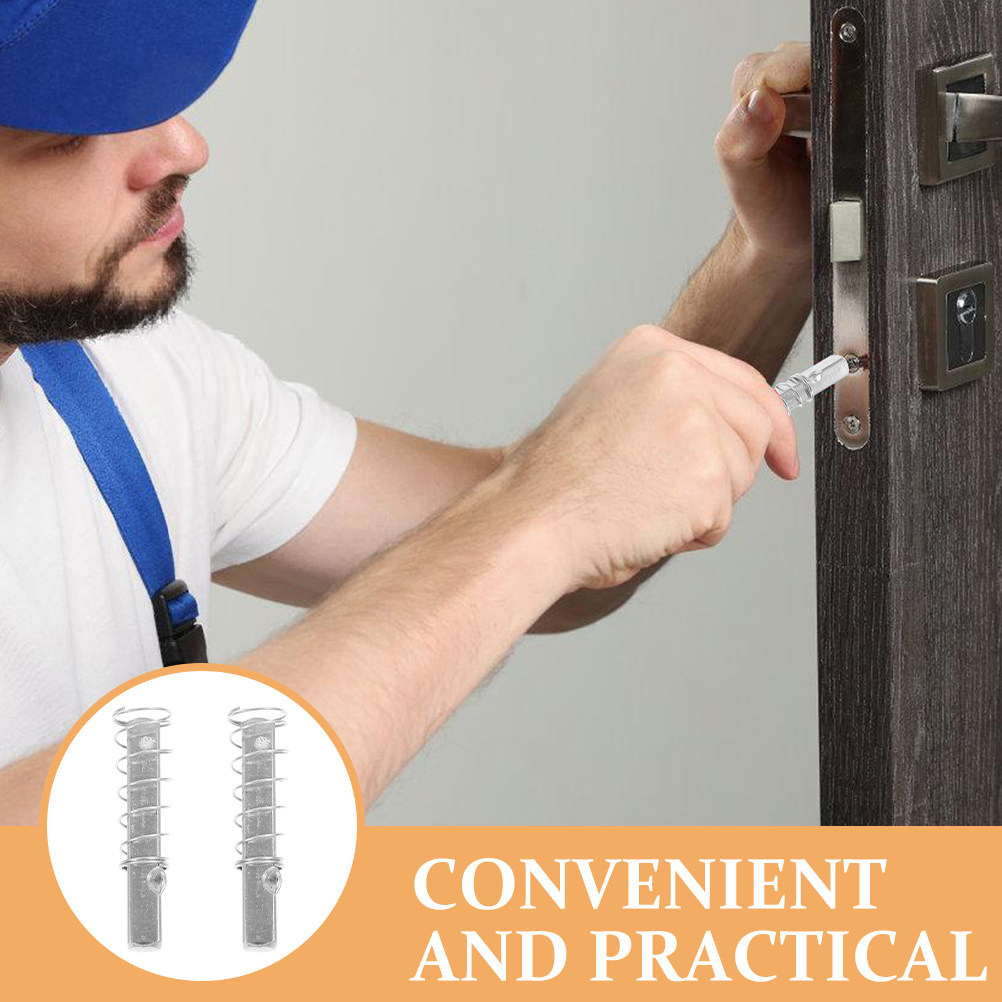 قطعتان من محاور قفل الباب من ا - مراجعة Door Knob Replacement وسعره