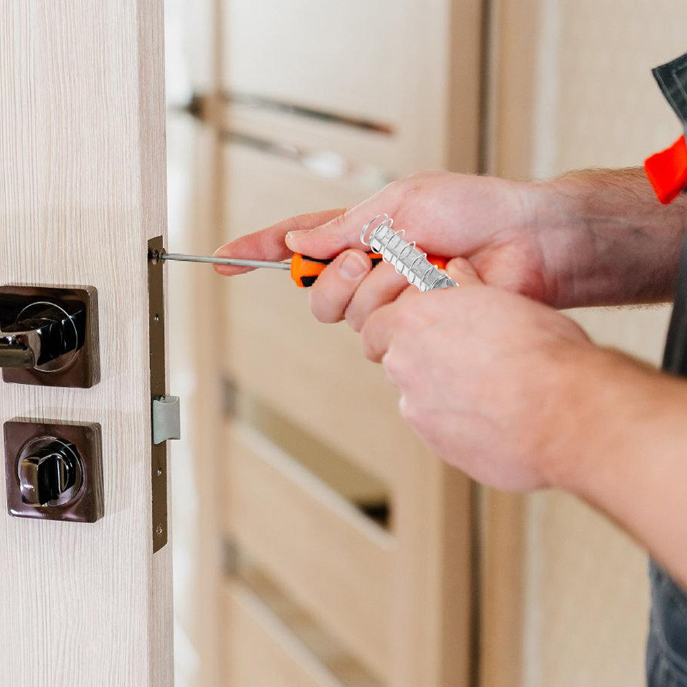 قطعتان من محاور قفل الباب من ا - مراجعة Door Knob Replacement وسعره