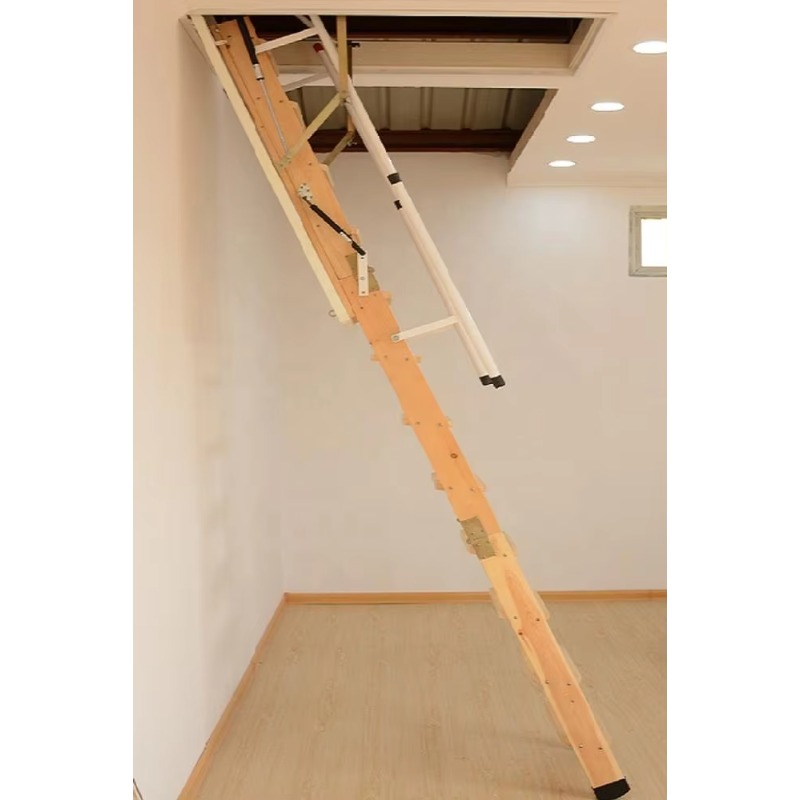 سلم علوي خشبي قابل للطي وقابل  - مراجعة Home Improvement Materials وسعره