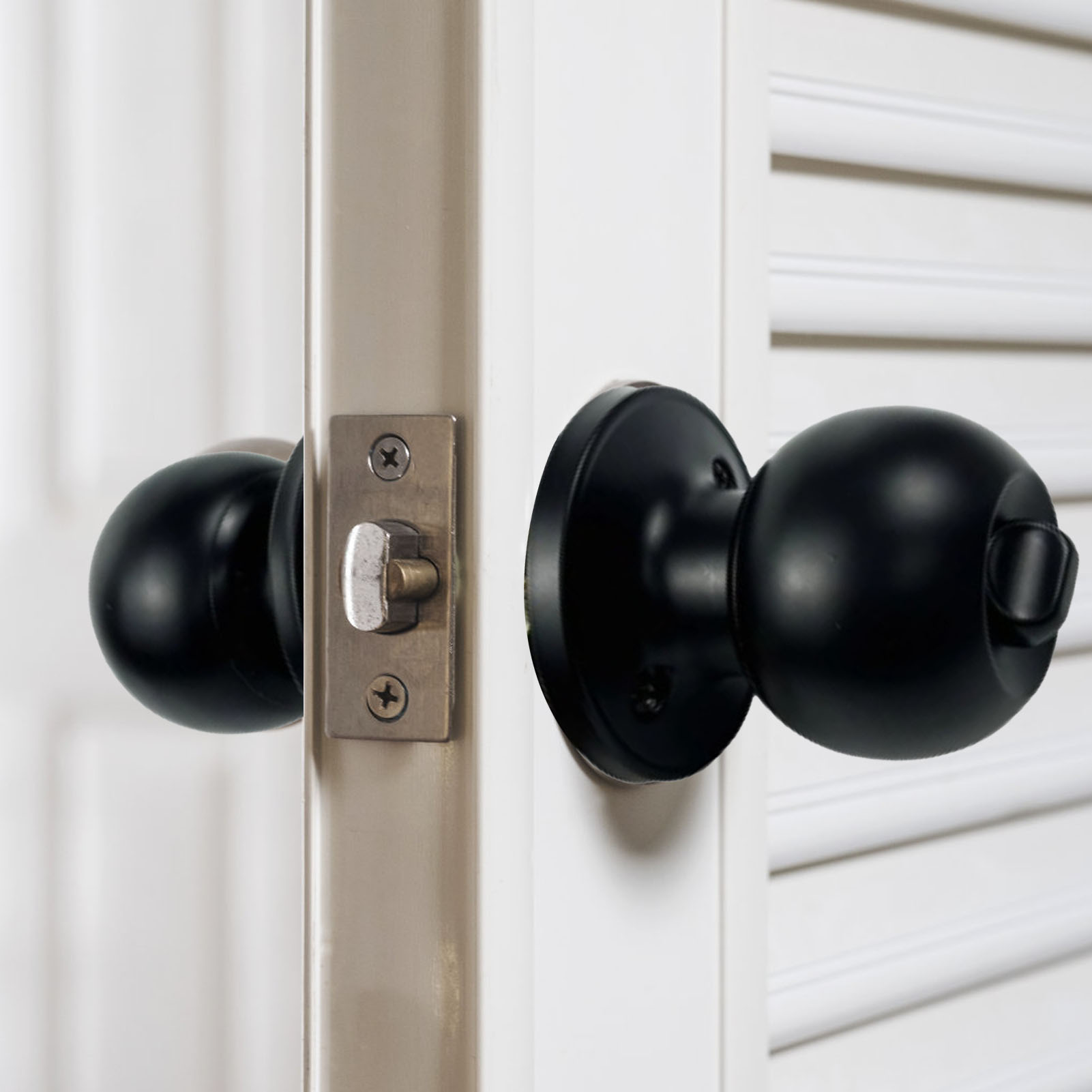 قفل الحمام بمقبض دائري لباب سم - مراجعة Door Knob Replacement وسعره